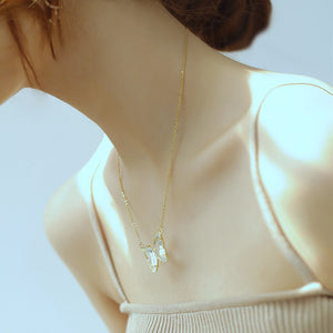 BUTTERFLY CZ NECKLACE