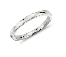 Charger l&#39;image dans la galerie, Gold wedding bands White-2MM
