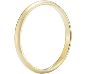 Gold wedding Bands Yellow-2MM