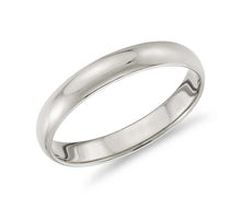 Charger l&#39;image dans la galerie, Gold wedding band White-3MM
