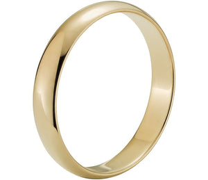 Gold wedding Bands Yellow-4MM