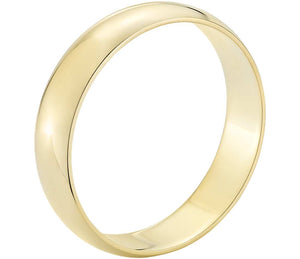 Gold wedding Bands Yellow-5MM