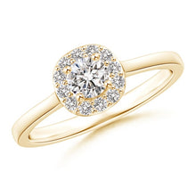 Charger l&#39;image dans la galerie, Round Diamond Halo Engagement Ring
