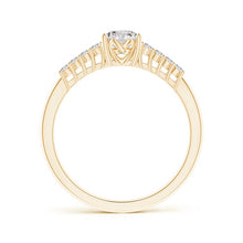 Charger l&#39;image dans la galerie, Diamond Classic Solitaire Ring Round 14K Yellow Gold
