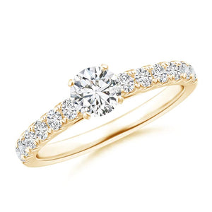 Diamond Ring 14K Yellow Gold