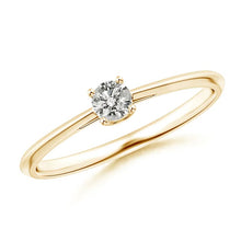 Load image into Gallery viewer, Diamond Solitaire Ring 14K Yellow Gold
