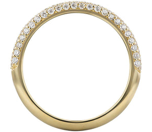 Diamond Wedding Micropavé Ring in 14K Yellow Gold (1/3 ctw.)