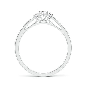 3-Stone Princess Cut Diamond Engagement Ring