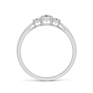 3-Stone Princess Cut Diamond Engagement Ring