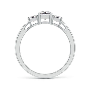 3-Stone Princess Cut Diamond Engagement Ring