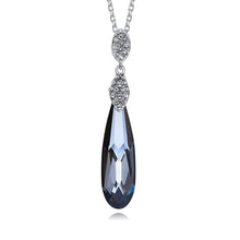 Charger l&#39;image dans la galerie, 925 Sterling Silver Drop Pendant Made with Crystal From Swarovski(R)
