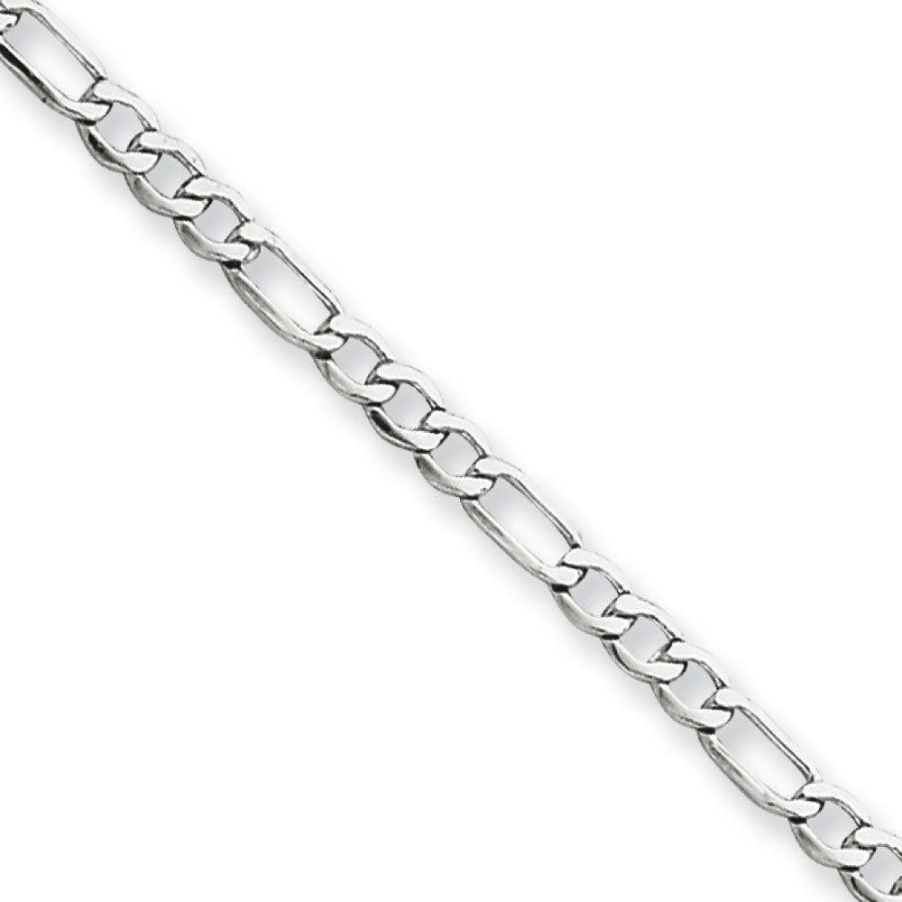 Sterling Silver 3 mm Figaro Bracelet