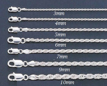 Charger l&#39;image dans la galerie, Sterling Silver 5mm Rope Chain
